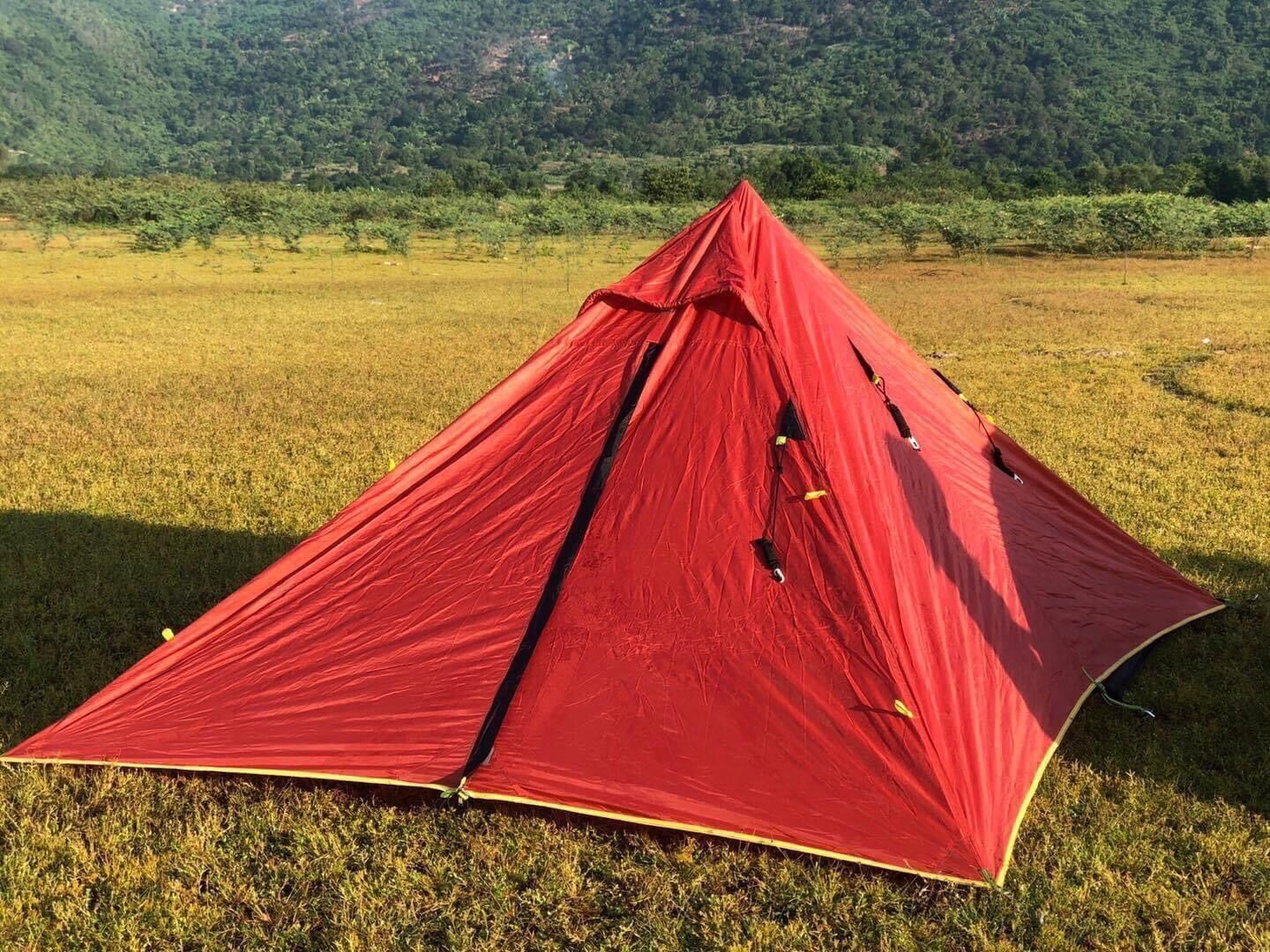 Lều trụ 2 người 2 lớp Khau 2P