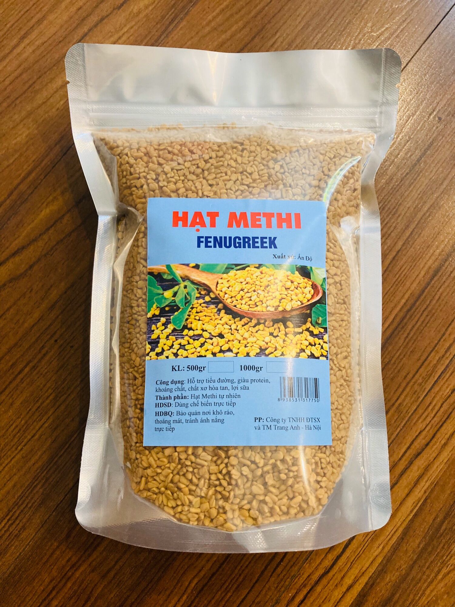 1kg hạt Methi Ấn Độ