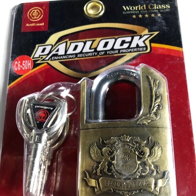 Ổ Khóa Chống Cắt Hợp Kim Gang Nguyên Khối Padlock