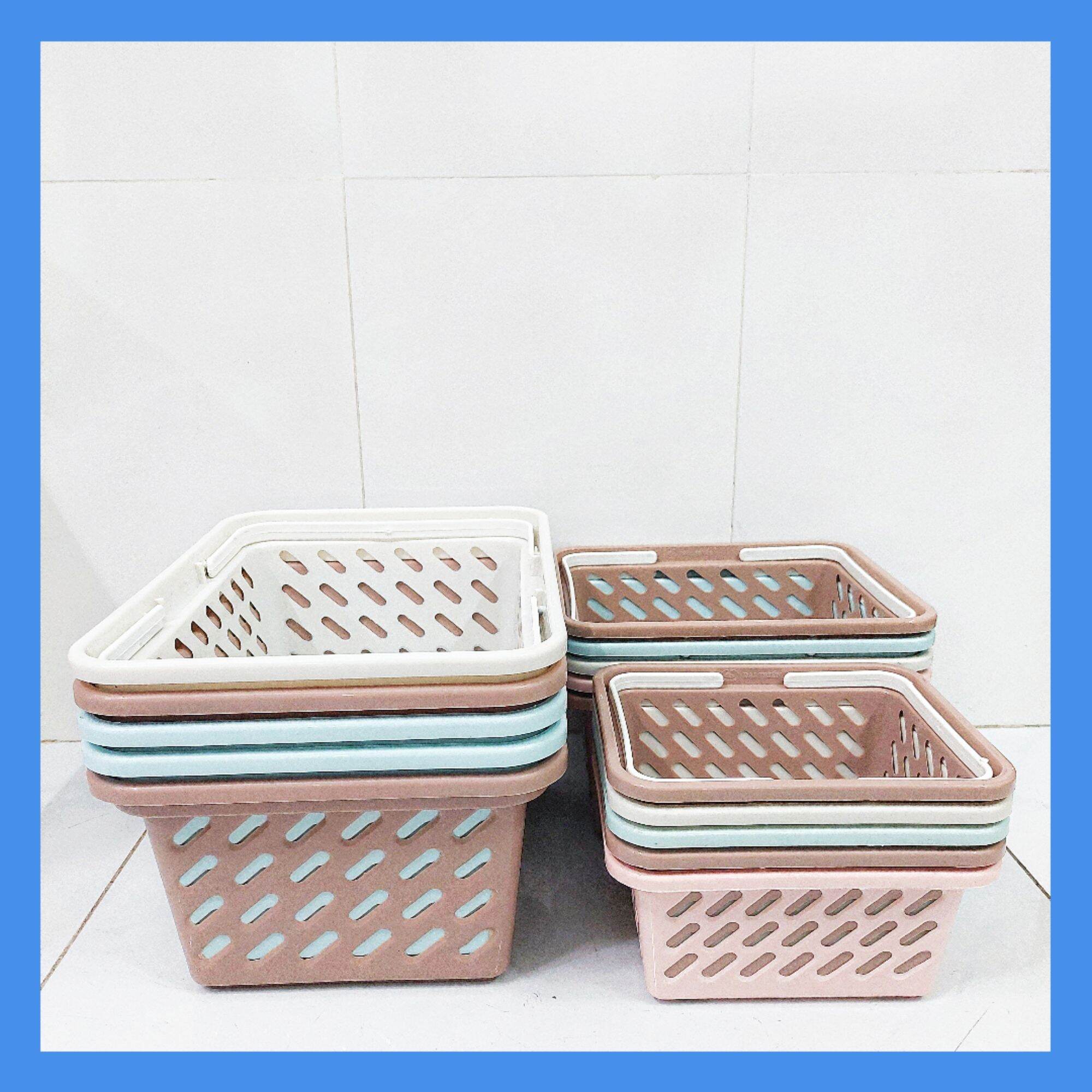 Rổ 2 quai xách đựng đồ phòng tắm - Đựng mỹ phẩm nhựa Đại Triển