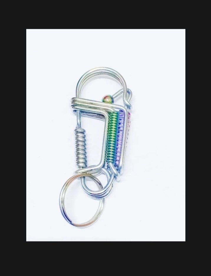 móc khóa inox 304 phối titan