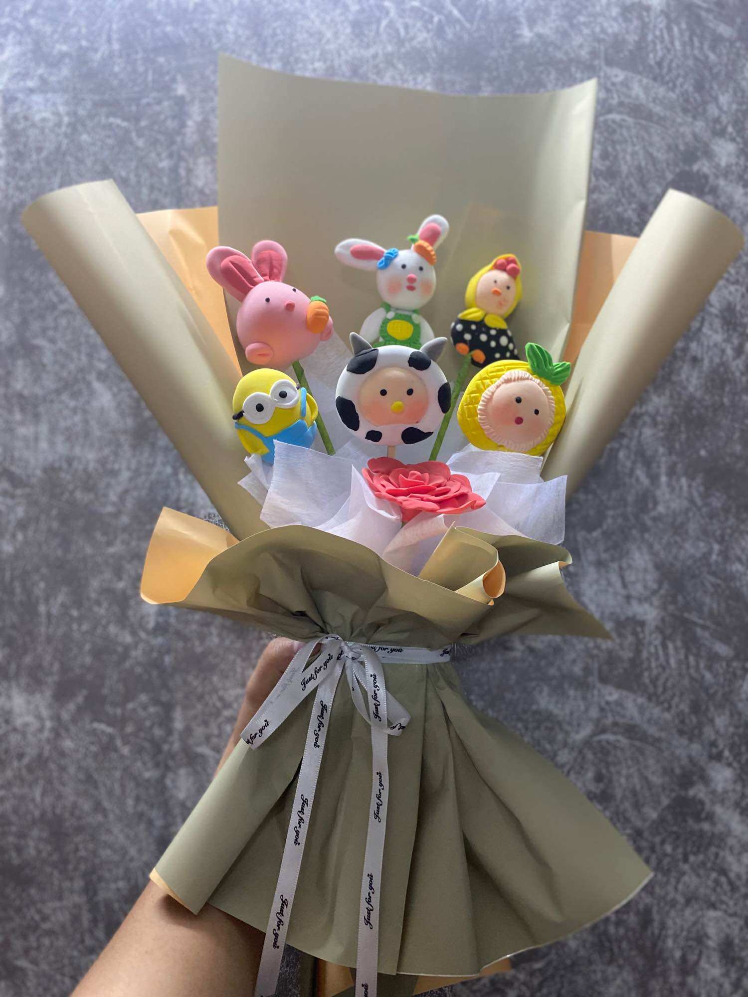 Bó Hoa Đất Sét Mix nhiều mẫu Cute Từ Subeo House