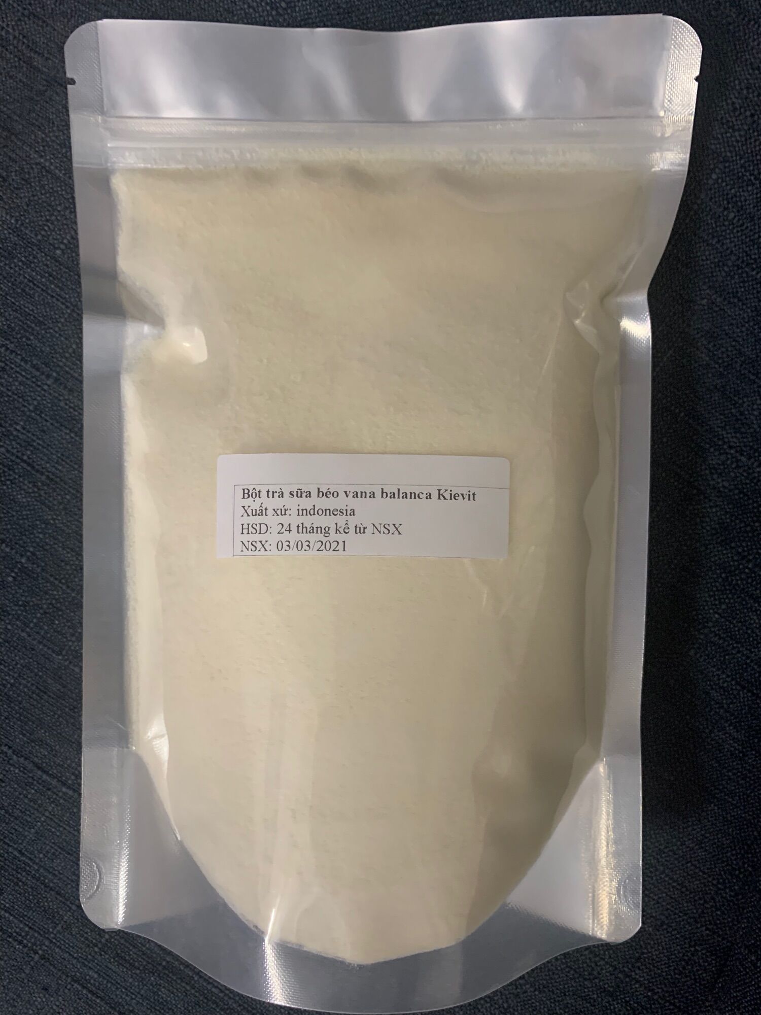 Bột pha trà sữa vana blanca kievit 500g