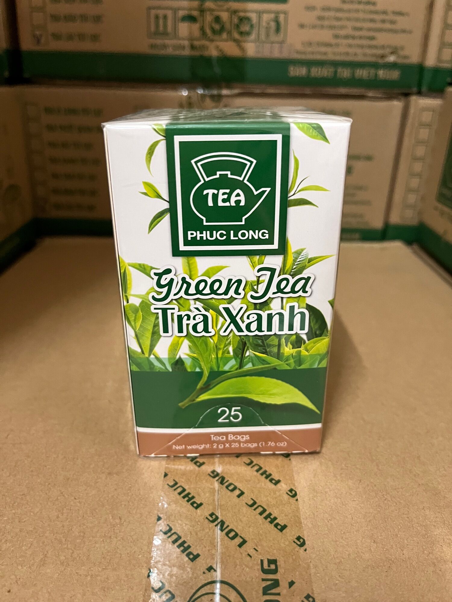 Trà Xanh Túi Lọc Phúc Long 25 tép 2g