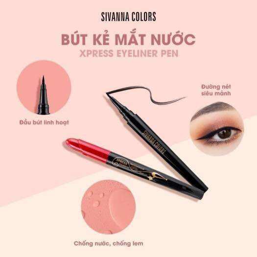 Bút kẻ mắt nước Sivanna Colors