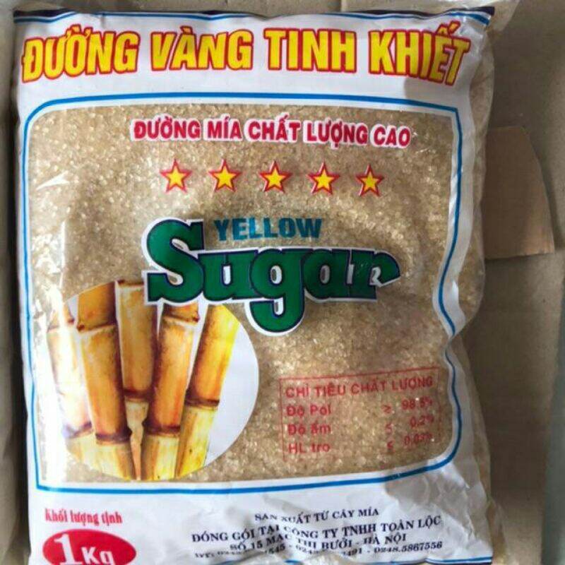 Đường vàng tinh khiết gói 1kg