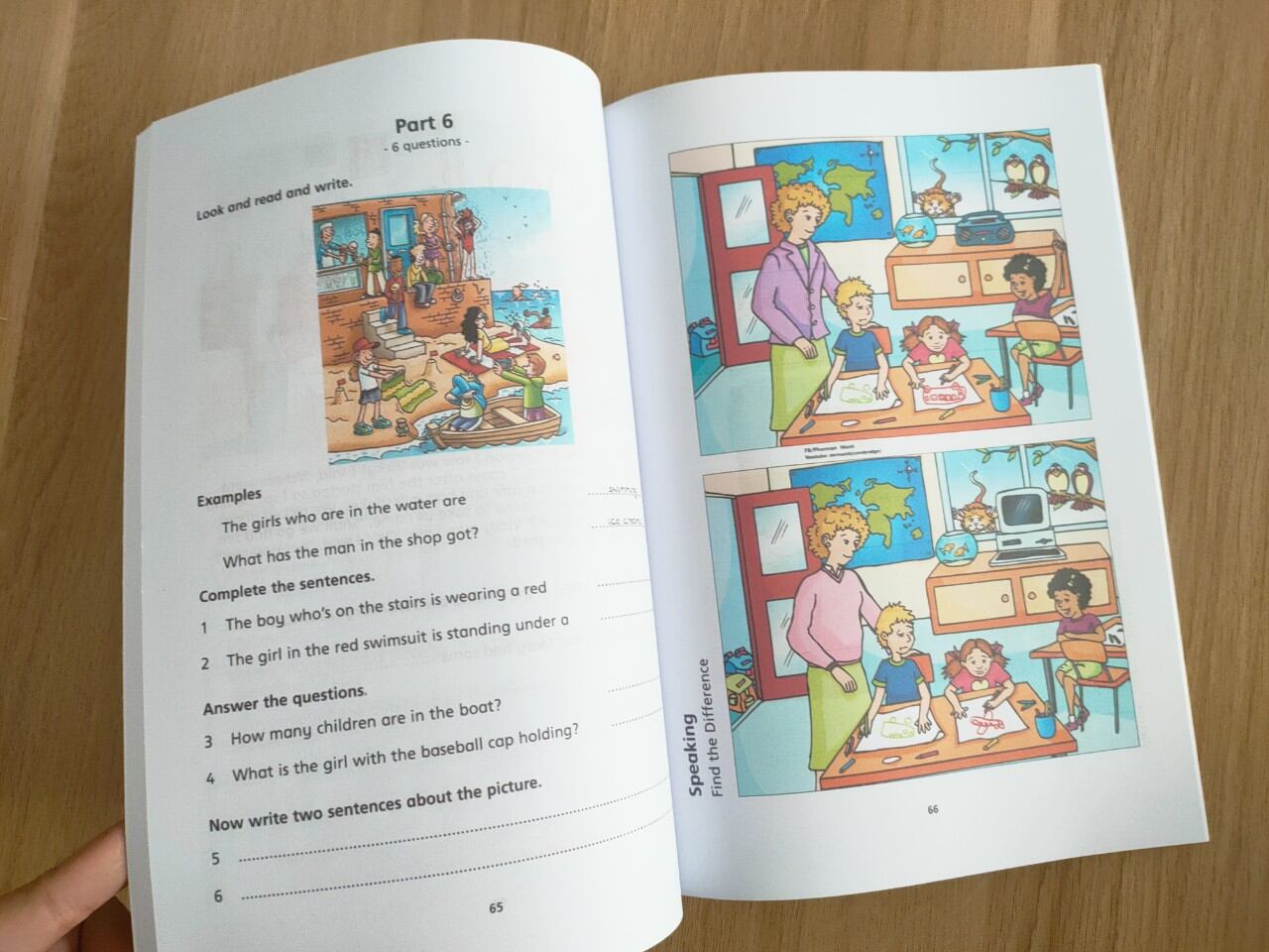 A1 Movers - Practice tests, in màu