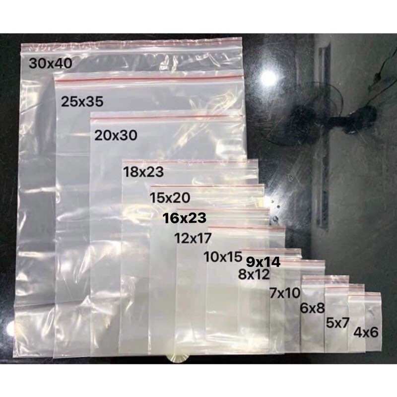 500g túi zip chỉ đỏ loại 1 đủ size