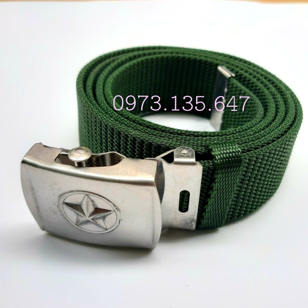 Bộ 2 dây lưng lính xanh