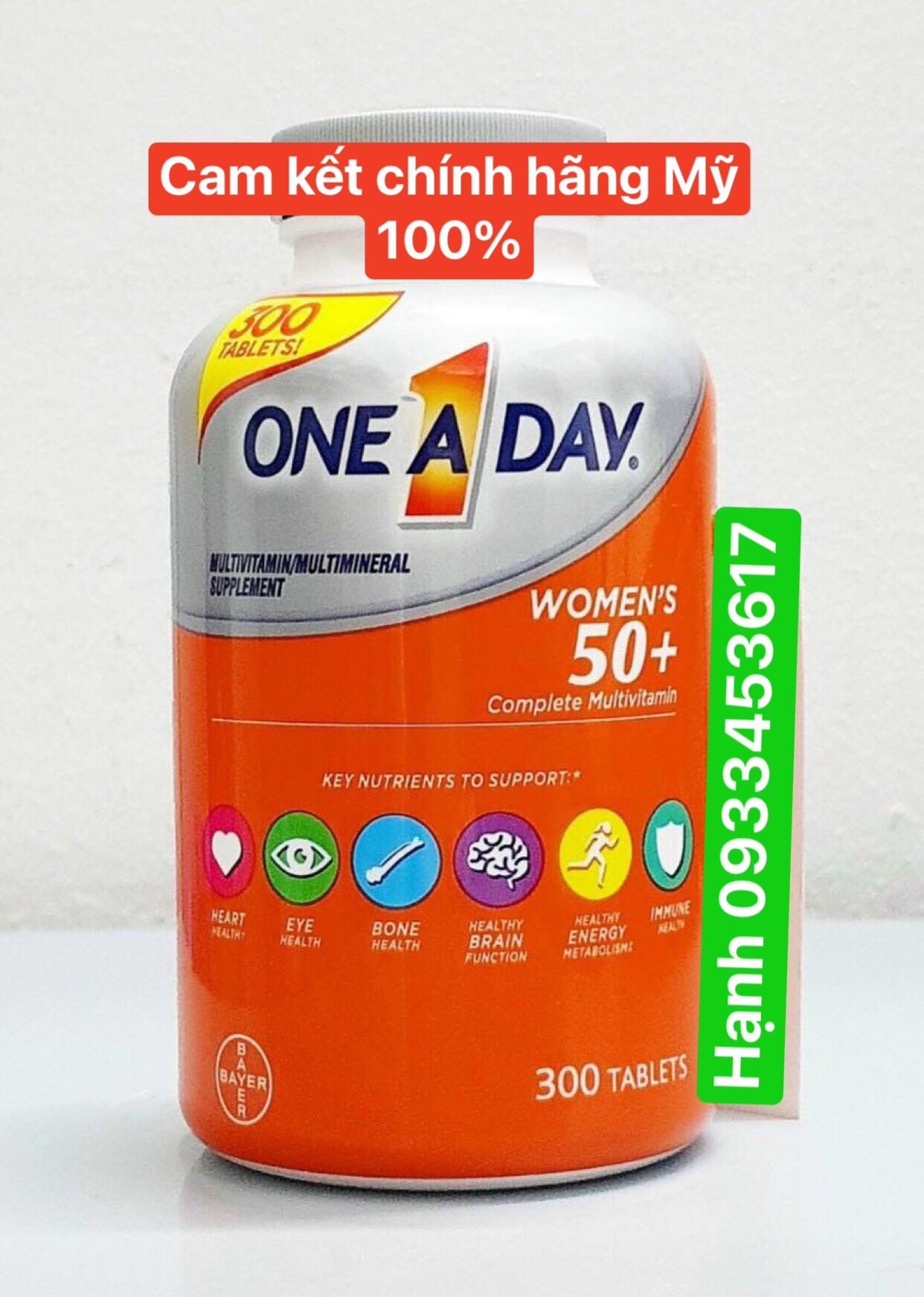One a day women 50+ viên uống one a day cho phụ nữ trên 50 tuổi