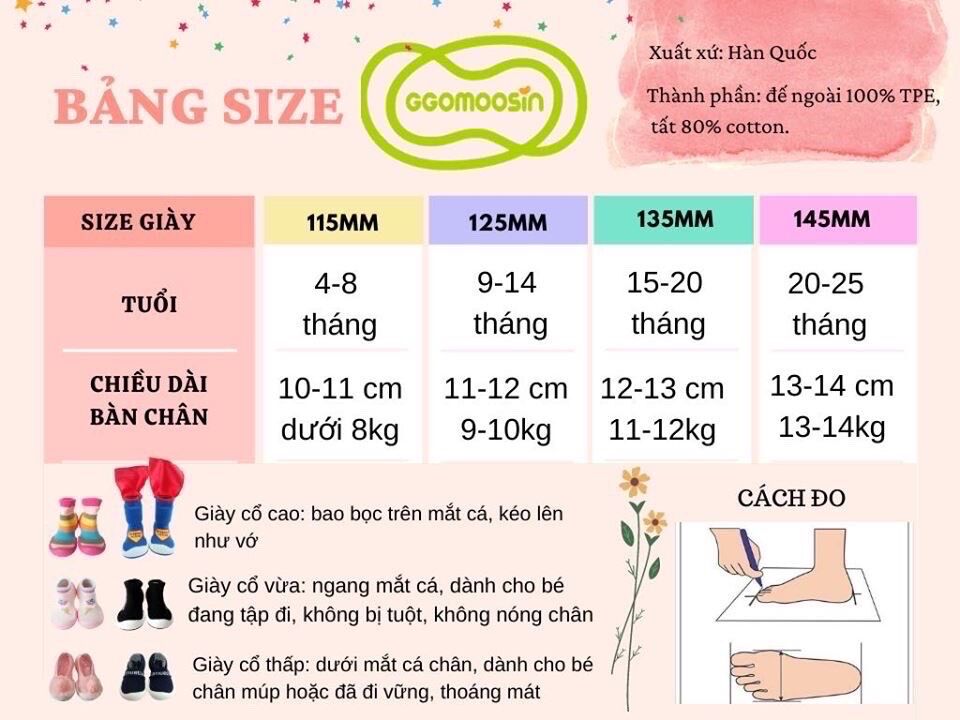 Chính hãng giày tập đi Hàn quốc Train