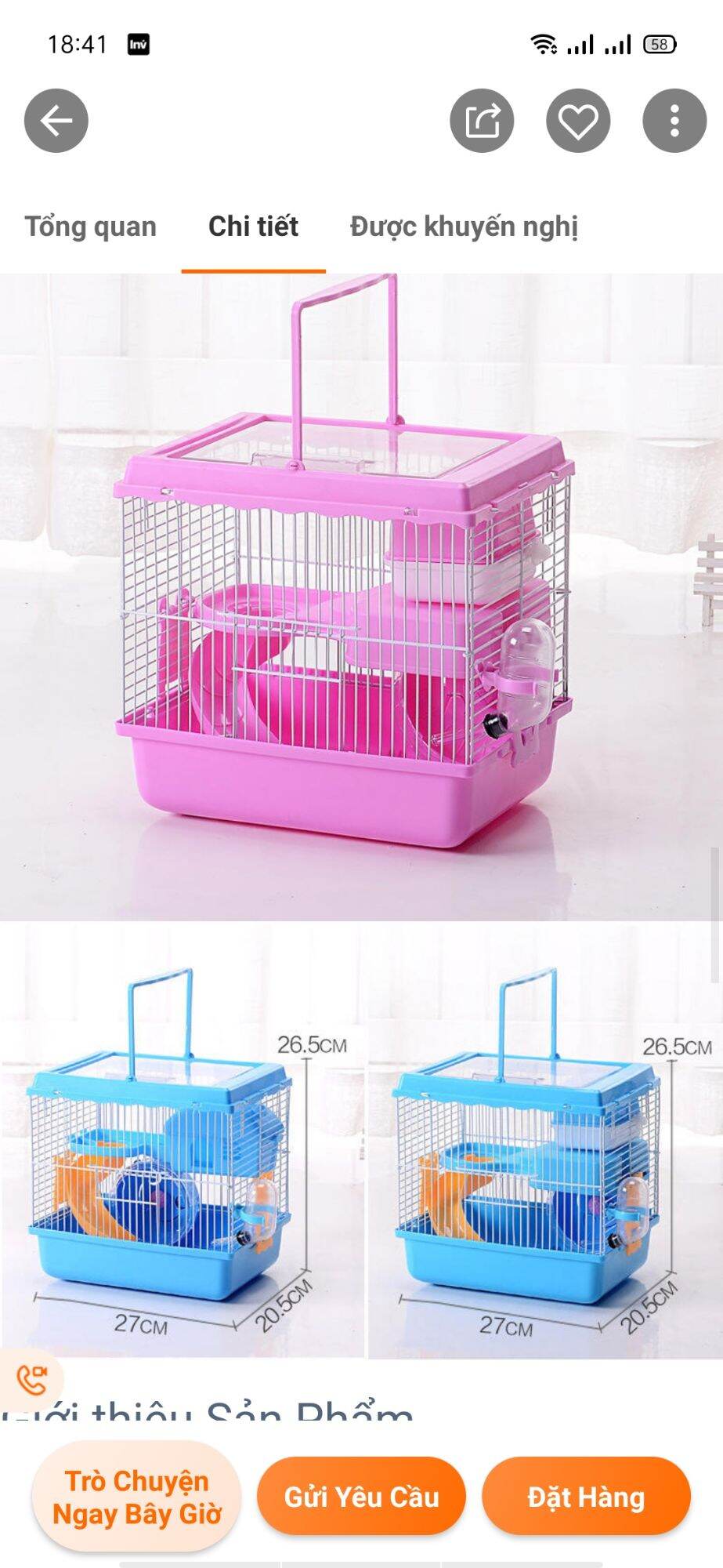 Lồng Ếch nắp mica cho hamster, thú cưng