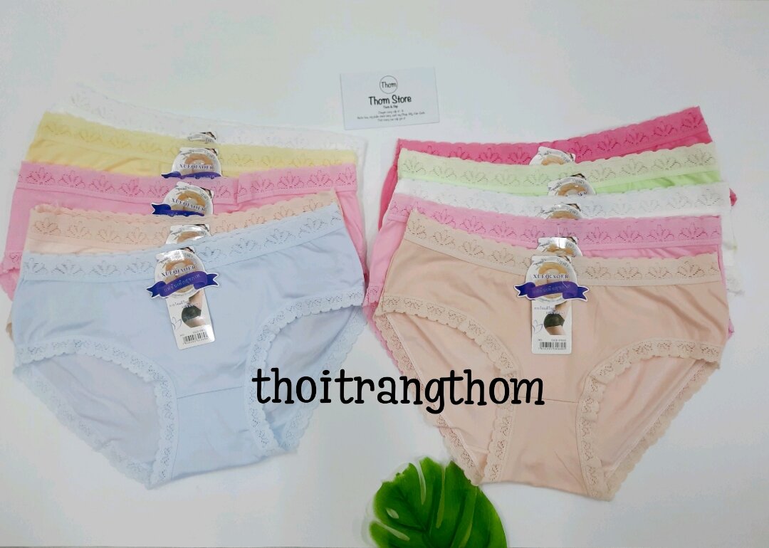 💥Shop mới💥Combo 10 quần lót nữ cotton Thái