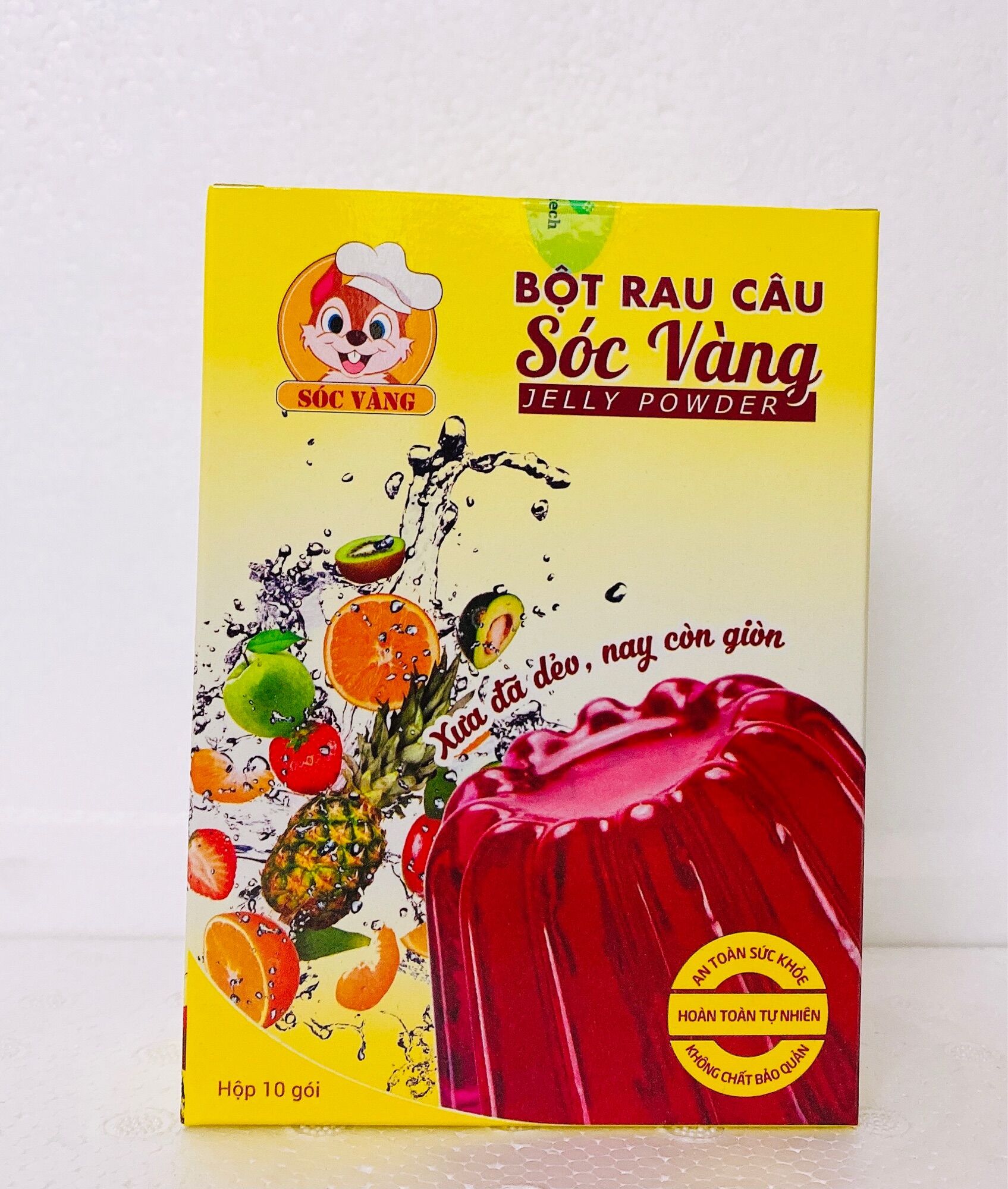 Bột rau câu Sóc Vàng