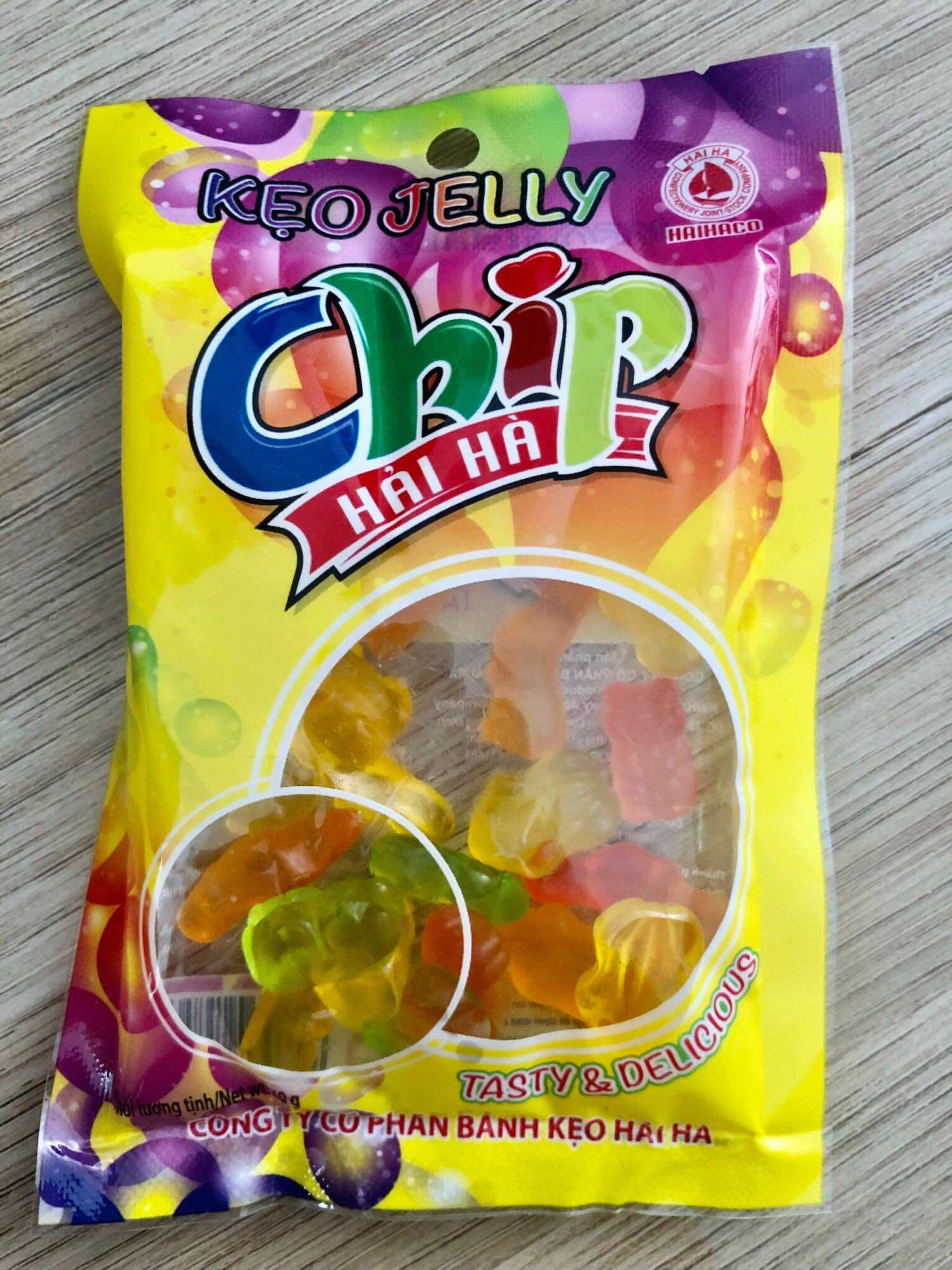 Kẹo dẻo chip Jelly Hải Hà 40g