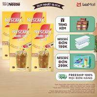 [ƯU ĐÃI THÁNG 11] Combo 4 hộp Nước Cốt Cà Phê NESCAFÉ Cà phê Sữa Đá