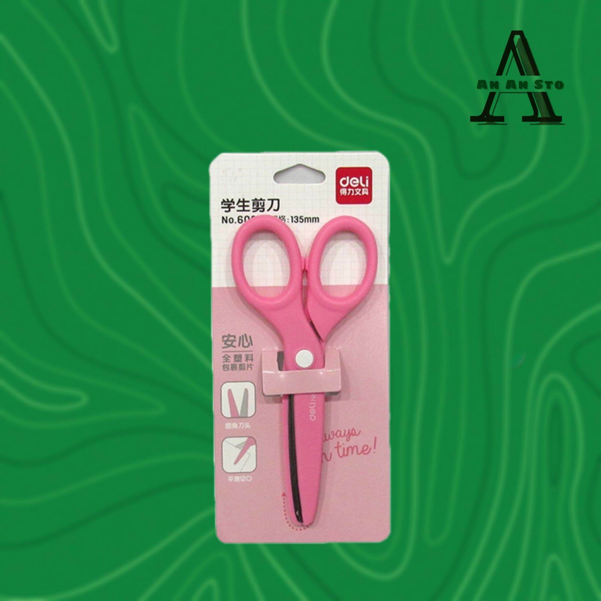 KÉO THỦ CÔNG HỌC SINH DELI 6023 - 2 MÀU