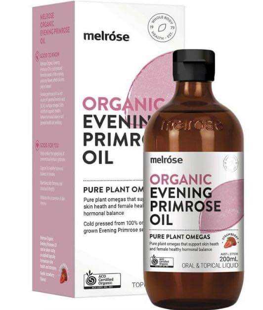 Melrose ORGANIC Evening Primrose Oil 200ml Hoa anh thảo