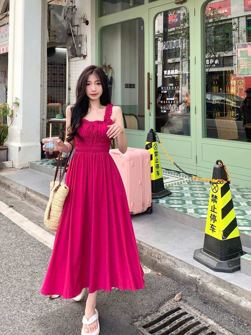 Đầm maxi xuông sát nách bèo BG