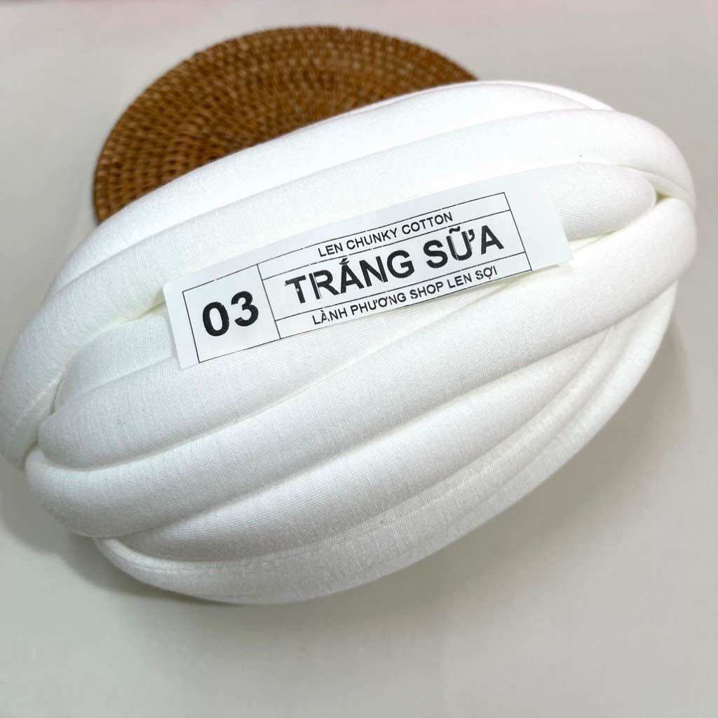 Len Chunky Cotton Sợi Siêu To Hot Trend