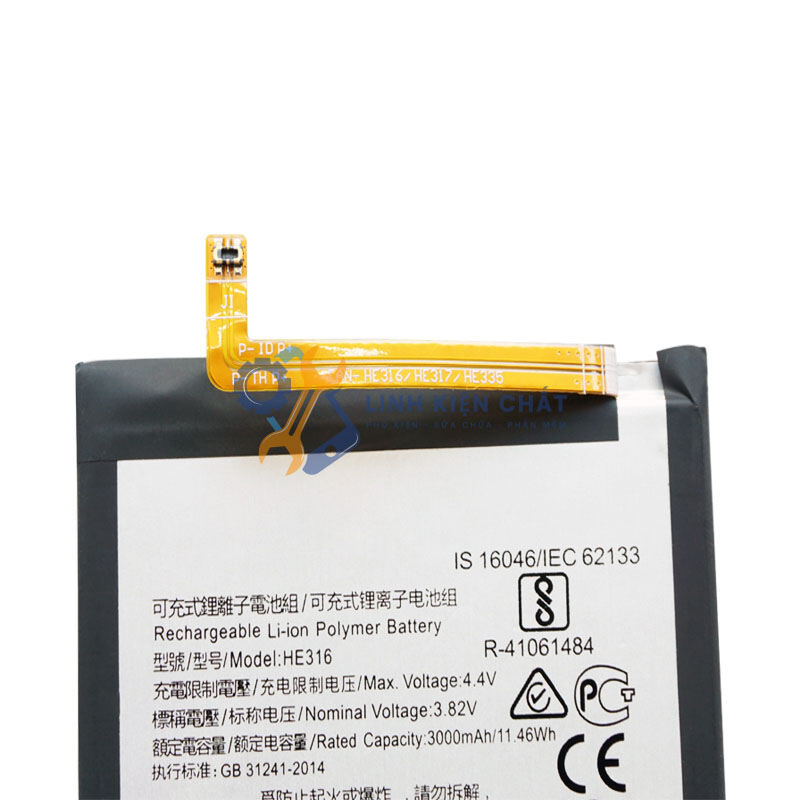 Pin cho điện thoại Nokia 6 TA-1021 (HE316) 3000mAh Zin