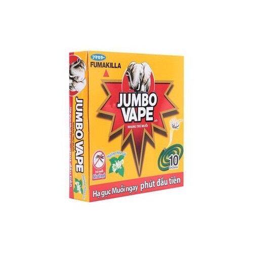 [HCM]Combo 10 hộp nhang muỗi JUMBO hương l&agravei.mua 6 lốc tặng kèm áo mưa.