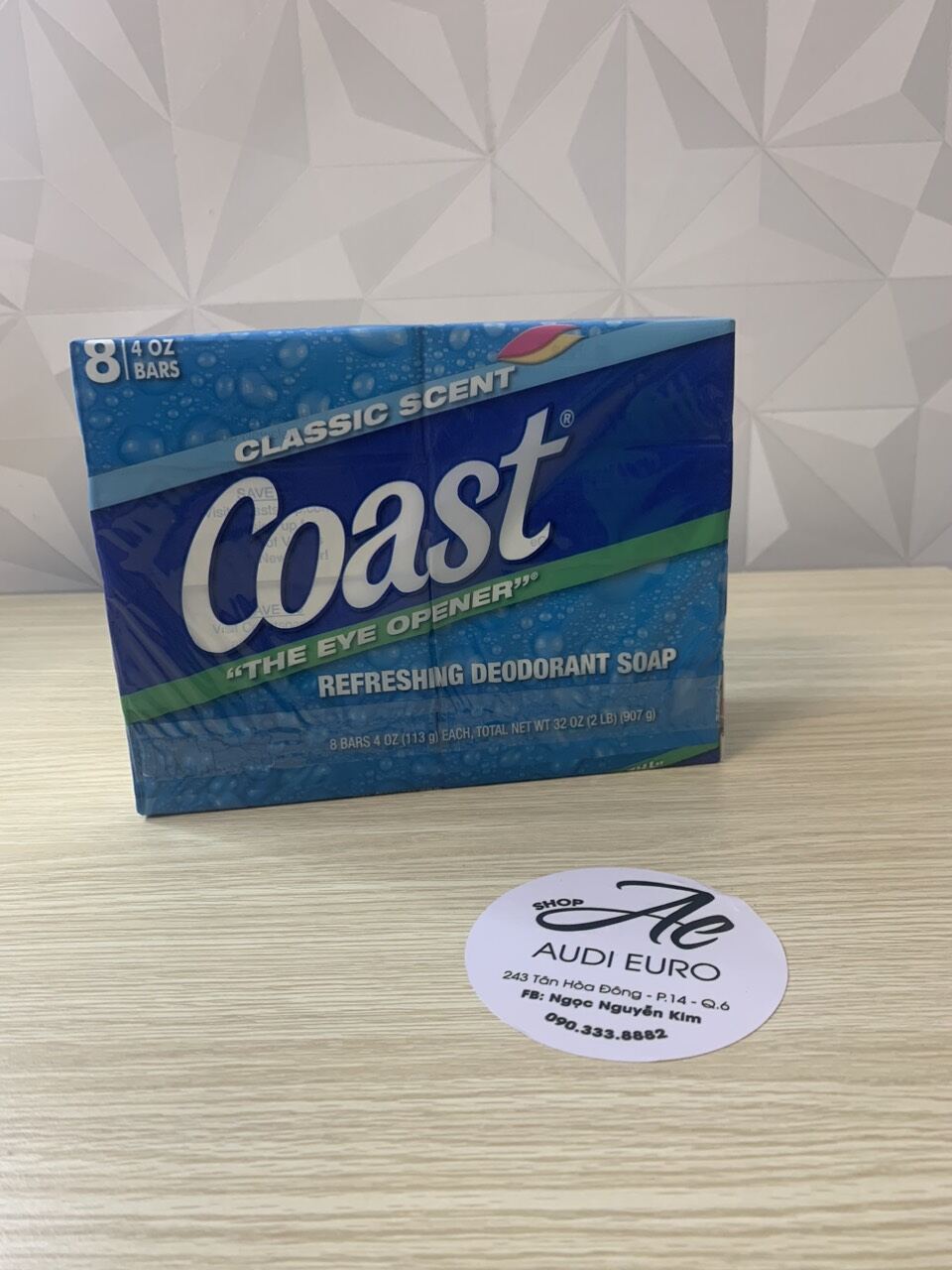  LỐC 8 BÁNH XÀ BÔNG TẮM COAST 