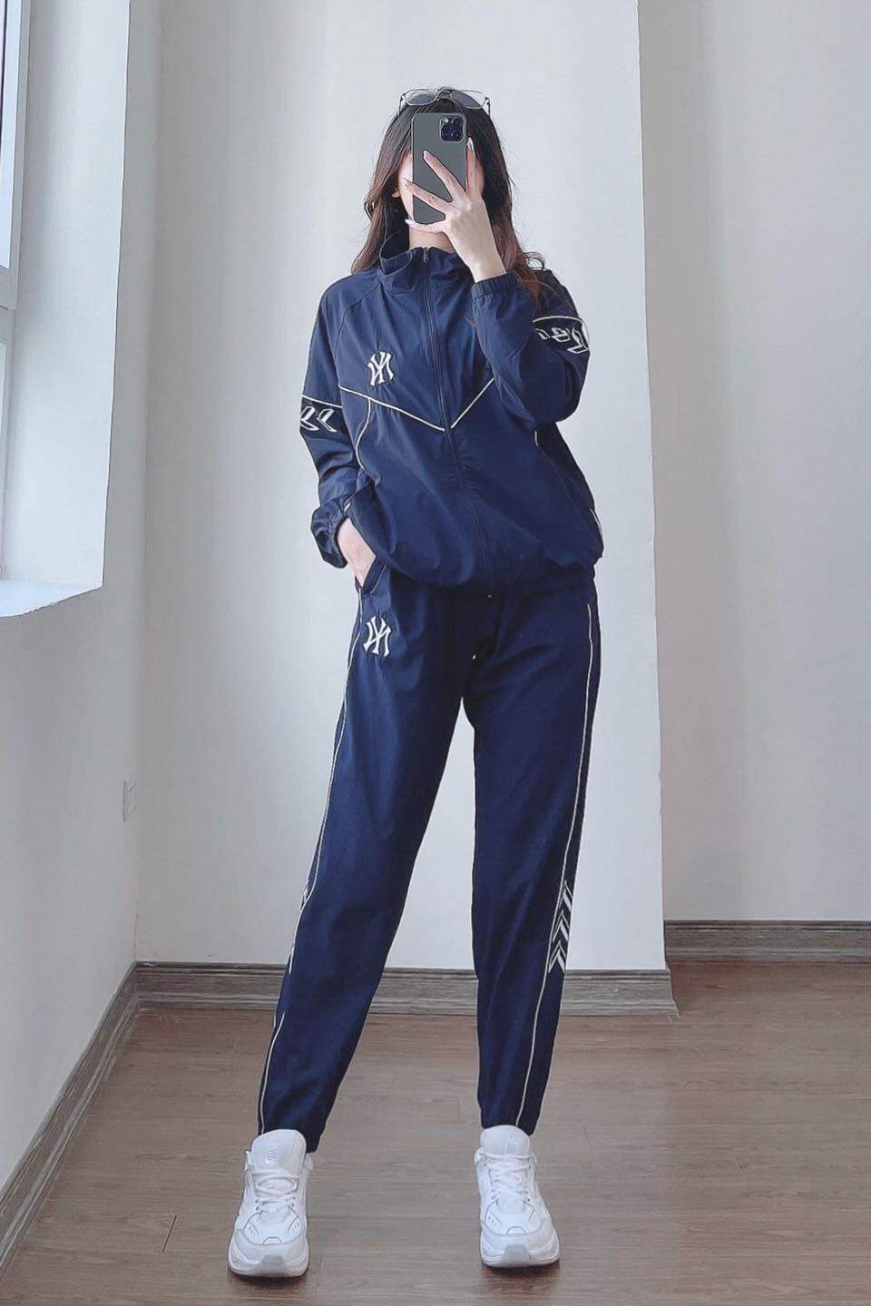 Bộ gió thể thao nữ NY cao cấp vải dư xịn co dãn