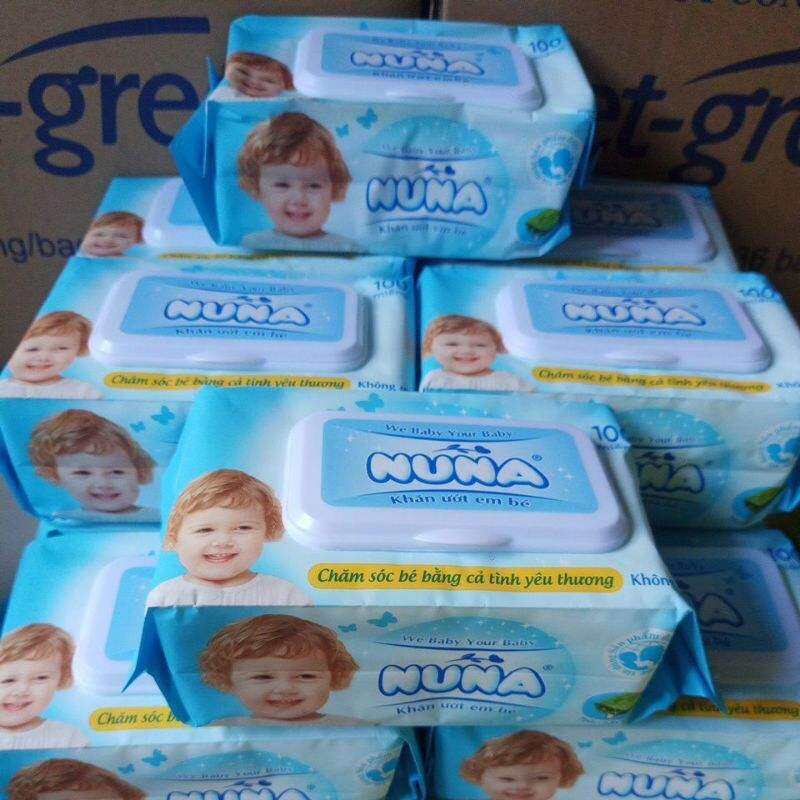 combo 12 khăn giấy ướt Nuna 100 tờ. Date mới.