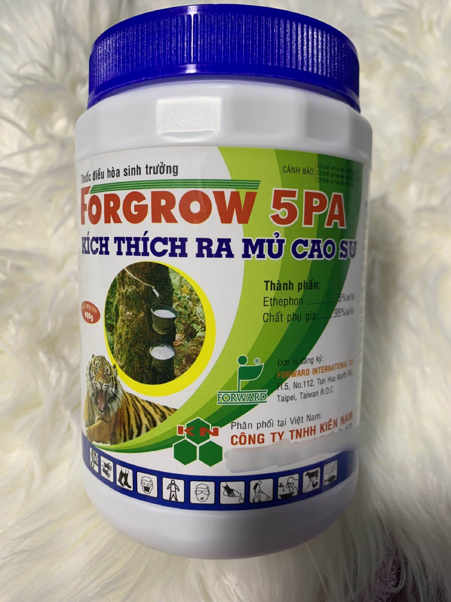 Combo 10 hủ tăng sản lượng mủ cao su forgrow 5 pa
