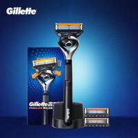 Gillette | Bộ Dao Cạo Râu Nam Gillette Fusion ProGlide Từ Tính - Dao Cạo Bằng Thép Không Gỉ Cho Lưỡi Cạo Mịn Màng
