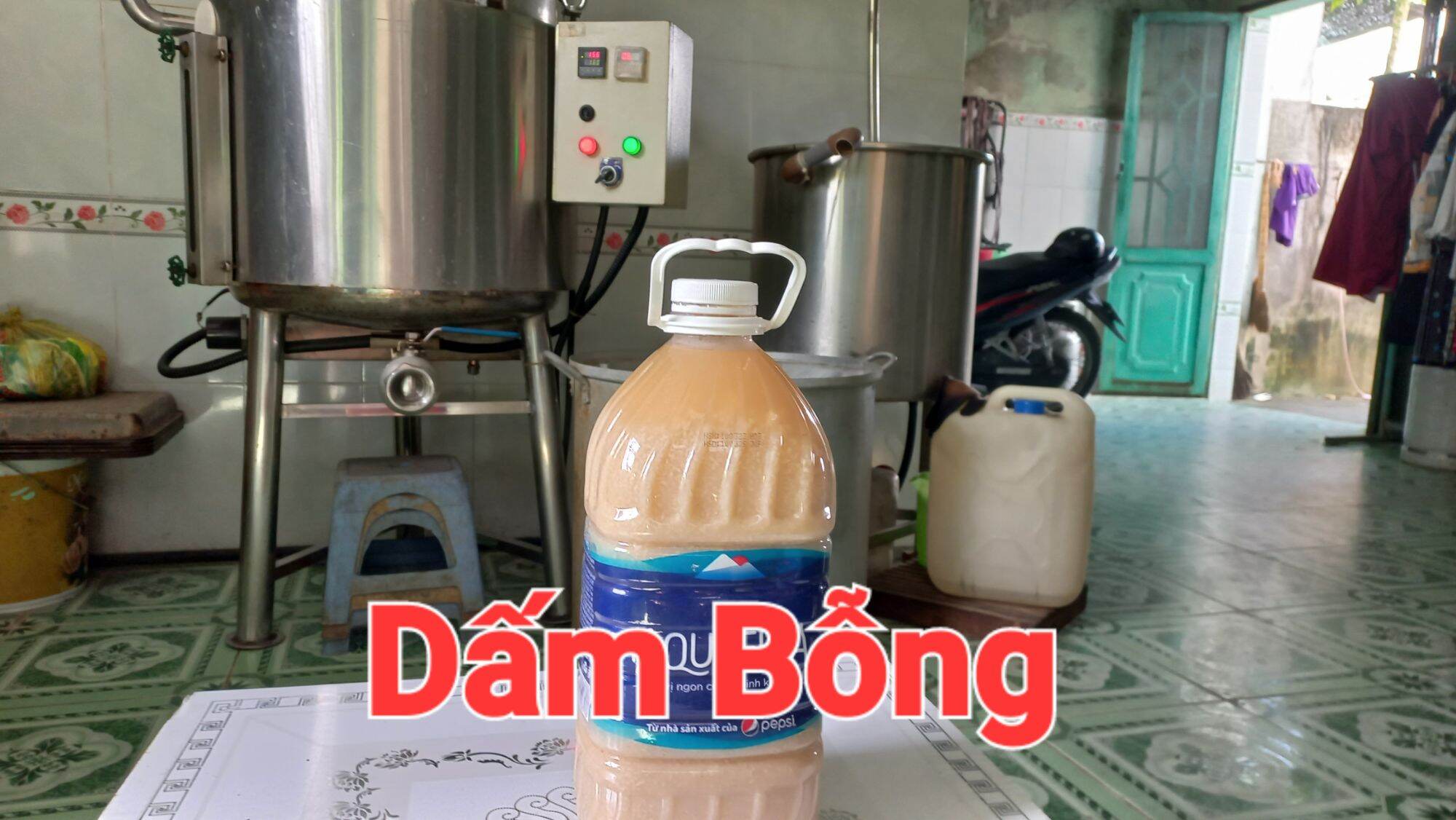 Dấm Bỗng Nếp Nhà Nấu Thơm Nức (Bình 5Lít)