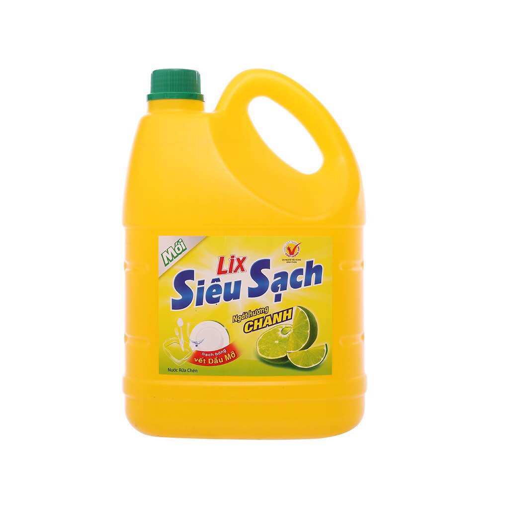 NƯỚC RỬA CHÉN LIX Siêu Sạch 3,6kg & 1,4kg