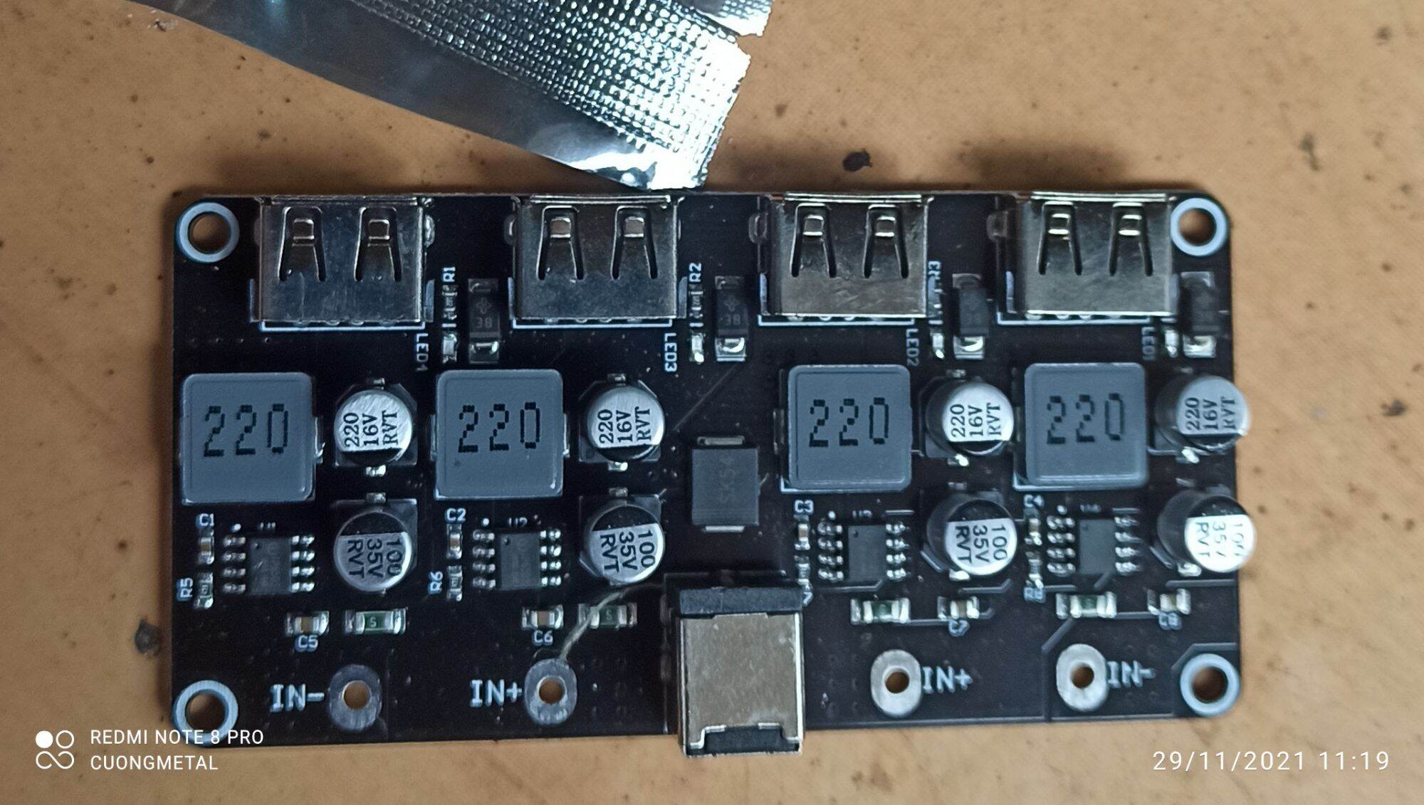 Mạch sạc nhanh QC3.0 18w