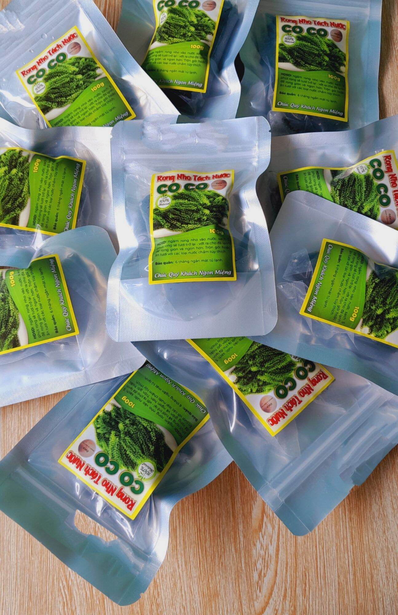 Rong Nho CoCo 100gram + Sốt
