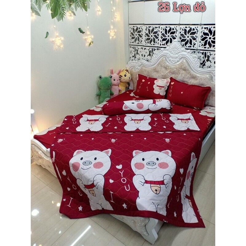 Chăn hè COTTON POLY trần bông 3 lớp (Được chọn mẫu)