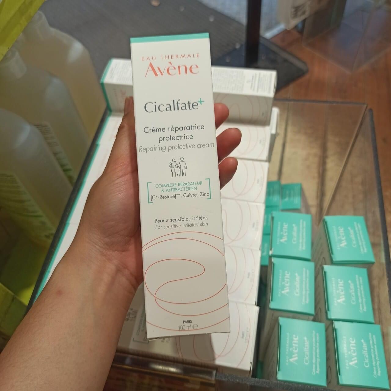Kem dưỡng phục hồi Avene Cicalfate+ 100ml bill Pháp