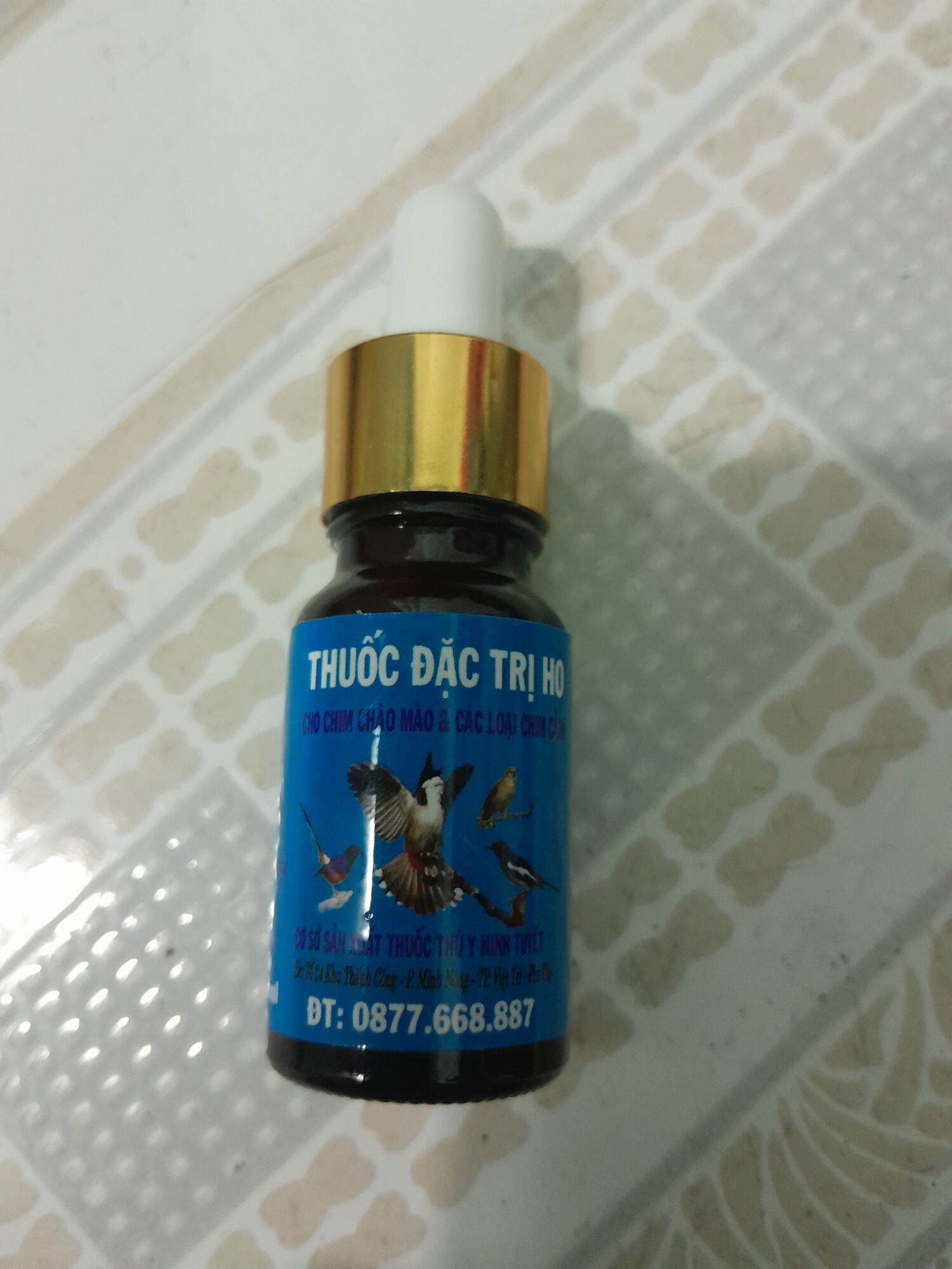 Thuốc_Đặc _Trị_Ho cho Chào Mào và các loại Chim Cảnh(10ml)