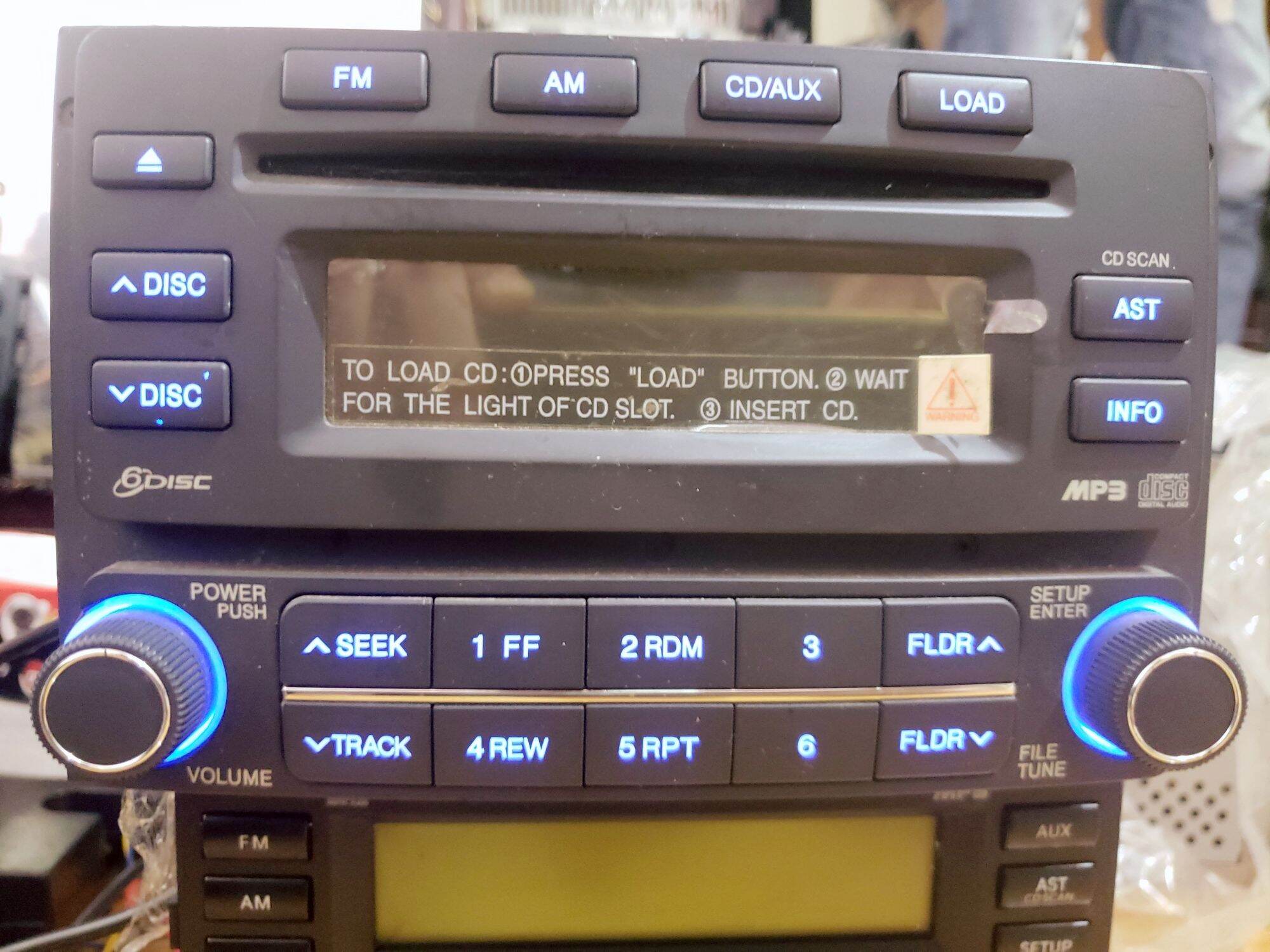 Đầu Cd 6 disk Bluetooth giành cho xe Huyndai Elantra ( 2007,2008,2009,2010 )