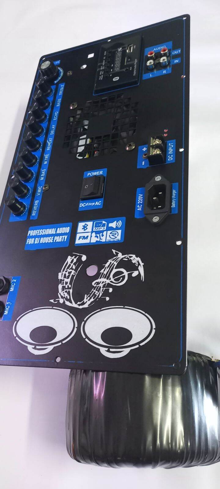 mạch loa kéo điện stereo dùng cặp bass sân khấu công suất lớn