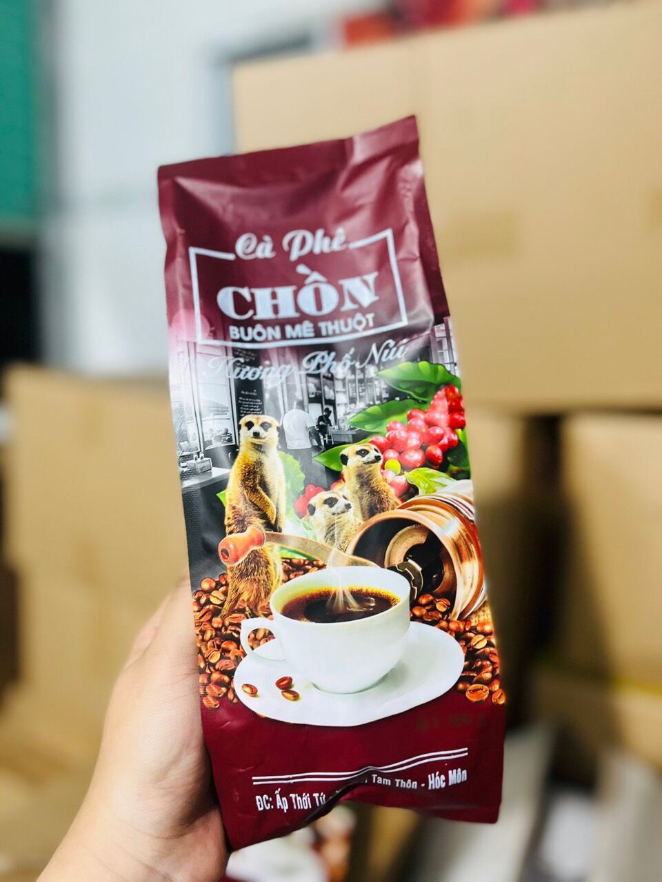 Cà phê chồn Buôn Ma Thuột gói 500
