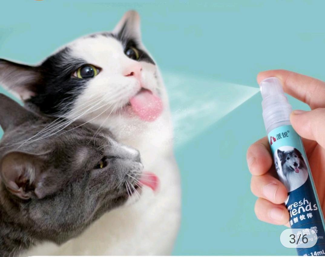 Xịt thơm miệng Fresh Friends cho chó mèo 14ml