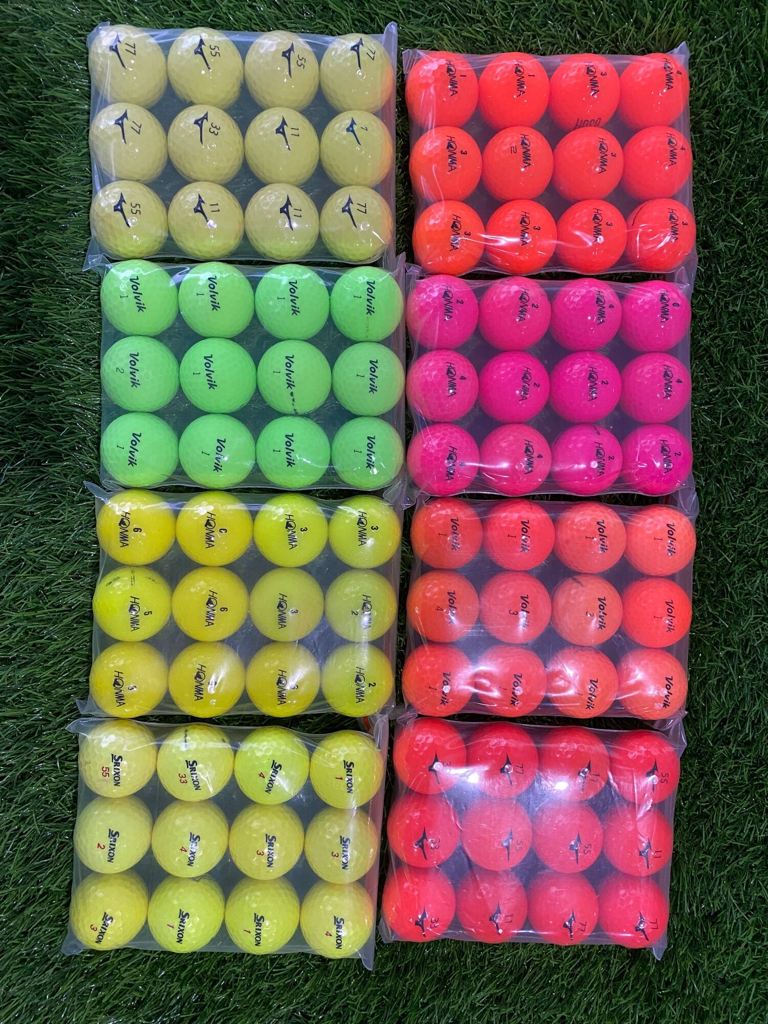 Bóng golf Honma màu