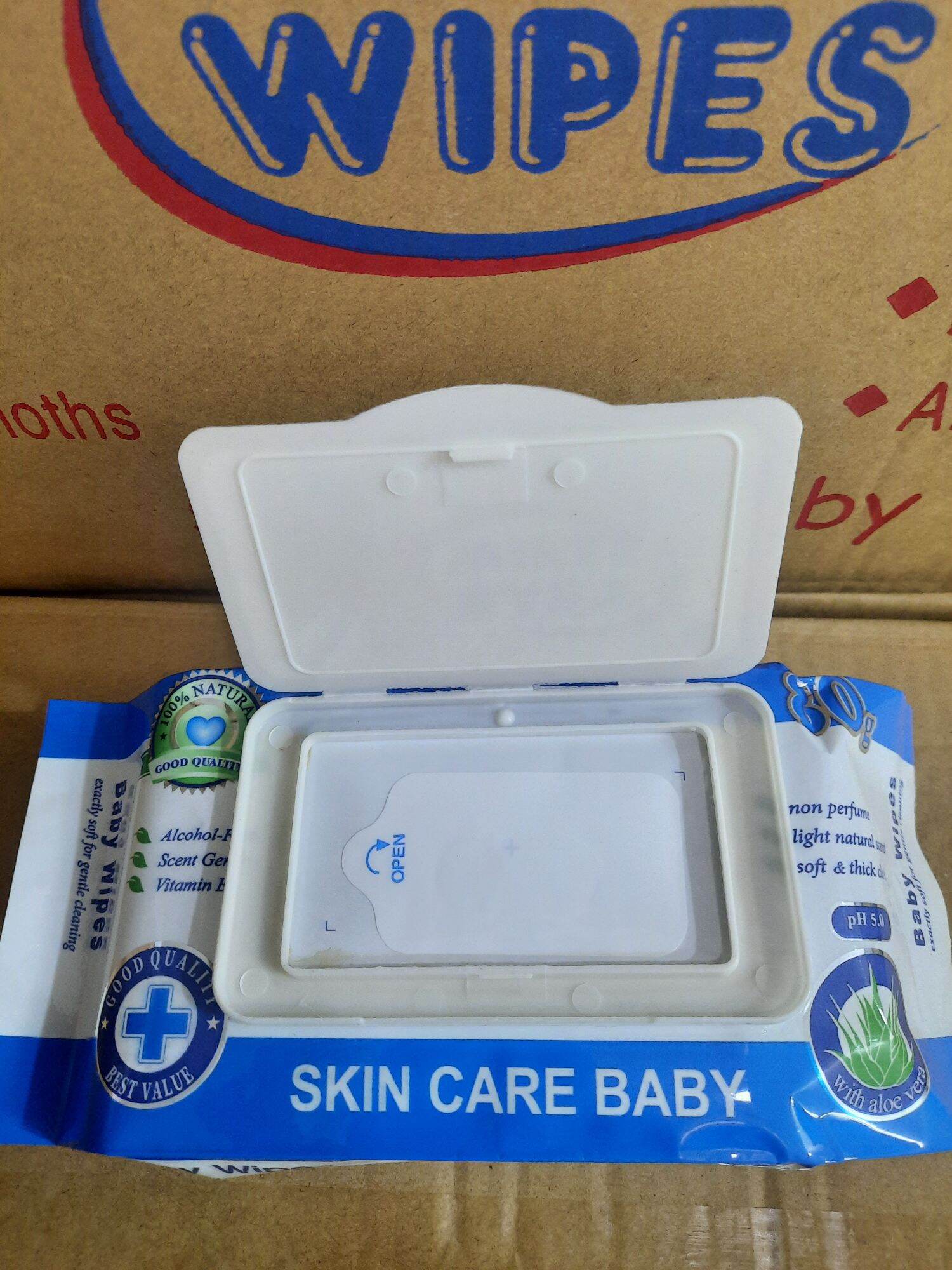 [ COMBO 10 GÓI ] Khăn Giấy Ướt BABY WIPES 80g KHÔNG MÙI
