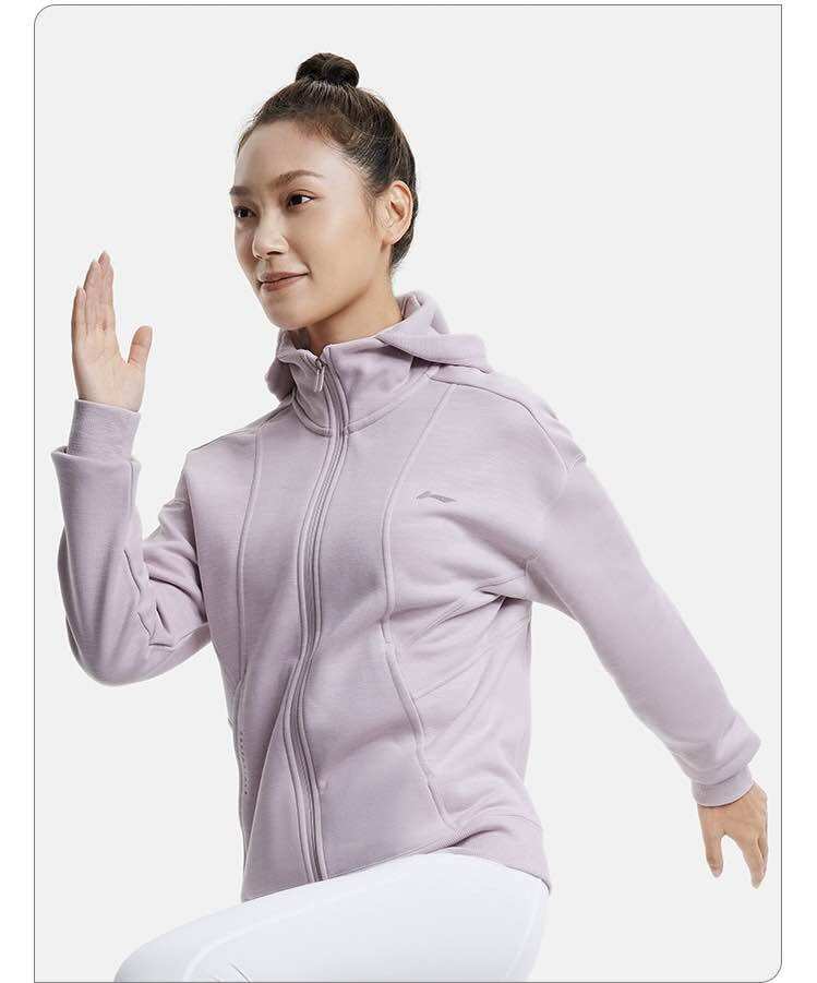 Áo khoác nỉ lót bông nữ Lining AWDSA66