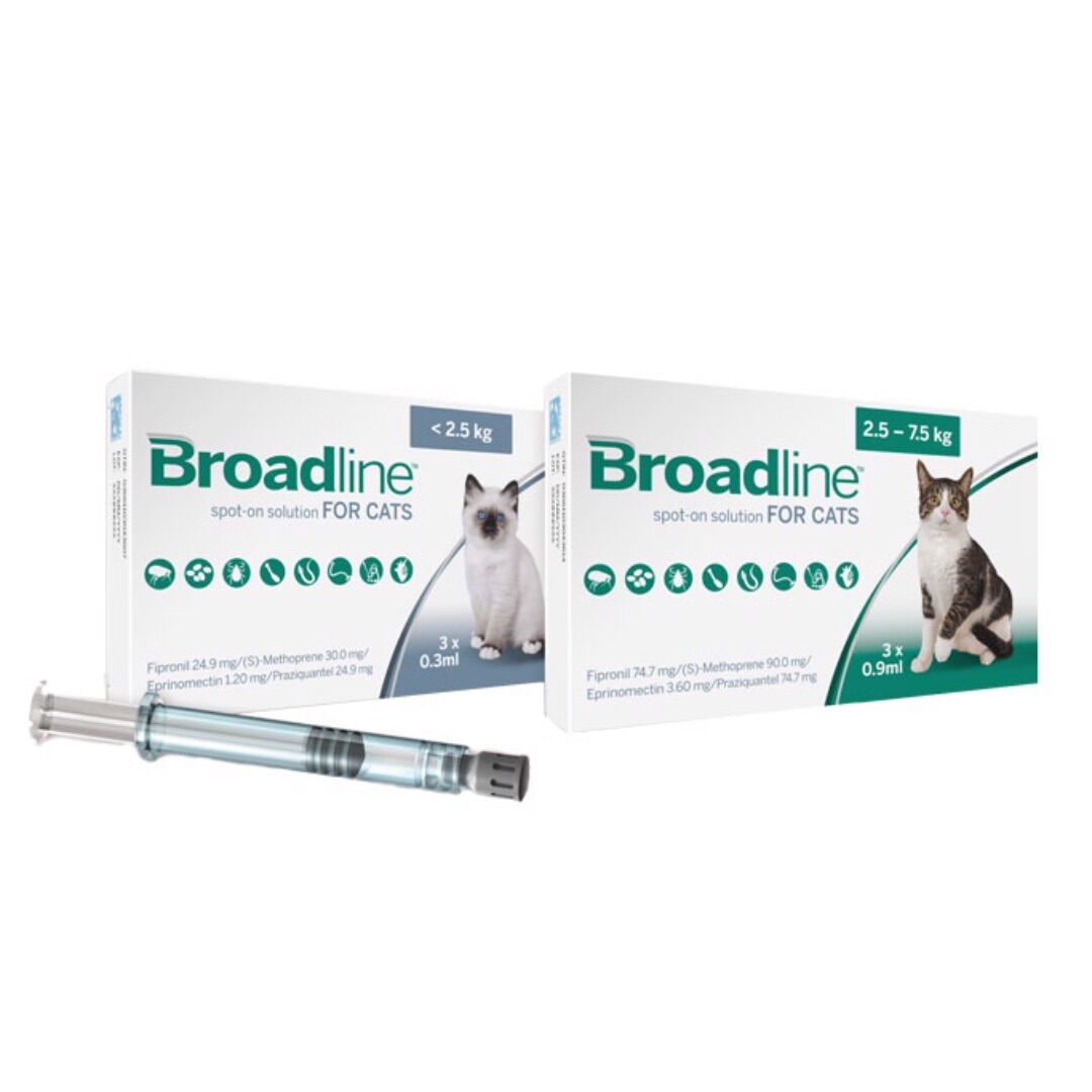 Broadline for cat từ 2,5 - 7,5kg hộp 3 ống