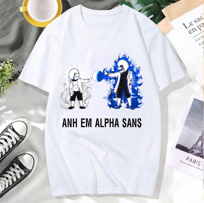 Áo thun in hình game Undertale Sans cho bé trai bé gái