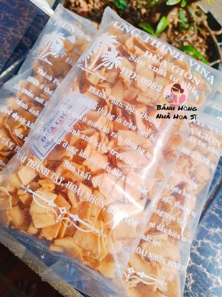 Dừa sấy giòn Bình Định