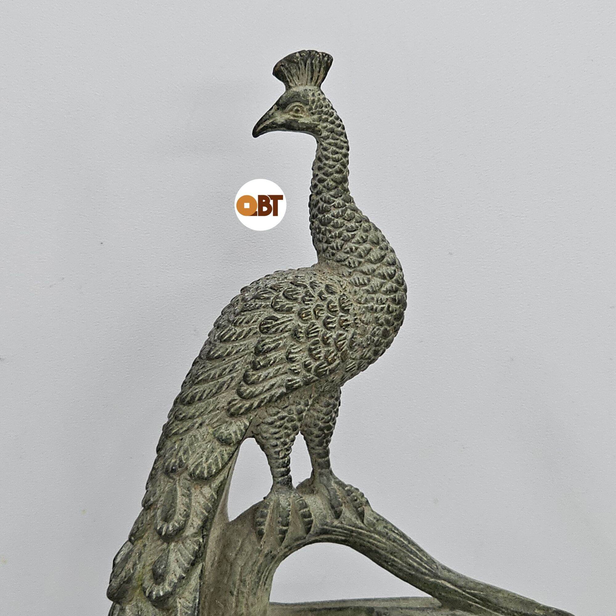 Gạt tàn khổng tước ( con công ) bằng đồng