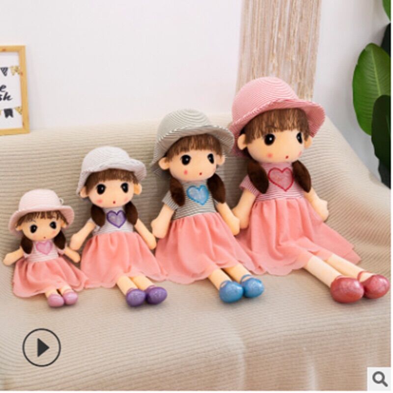 Búp bê nhồi bông trái tim cao cấp 60cm
